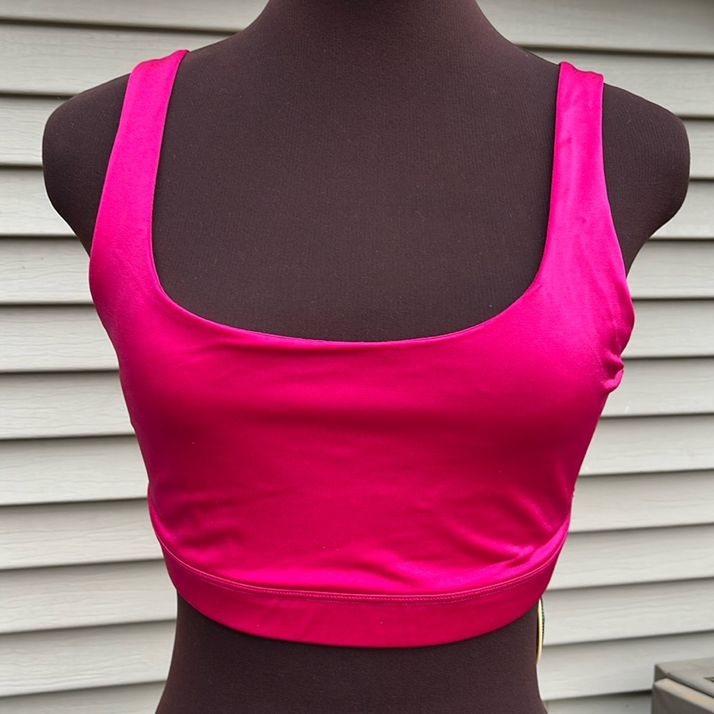 Hot Pink Women's Sleepwear Crop Bralette Top